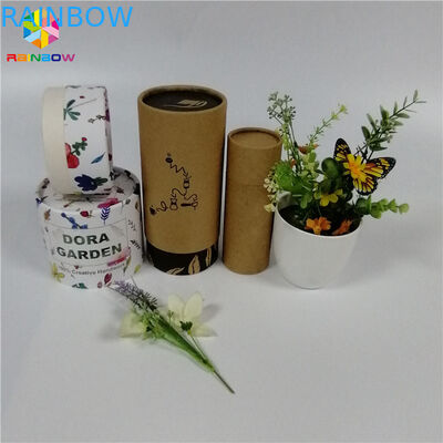 Biodegradowalne opakowanie z papieru spożywczego Opakowanie Kartonowe tuby Matowe wykończenie powierzchni
