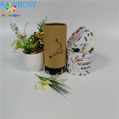 Biodegradowalne opakowanie z papieru spożywczego Opakowanie Kartonowe tuby Matowe wykończenie powierzchni