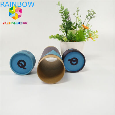 Opakowanie tabletek z zieloną herbatą Kompozytowe logo tubki papierowej push up Dostosowane