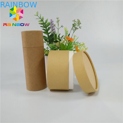 Herbata Suszone owoce Opakowanie kartonowe Opakowanie niestandardowe Recyklingowa tubka typu push up Kraft