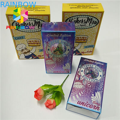 Prostokątne składane papierowe pudełko do pakowania w hologramy na kosmetyki Szczotka do twarzy