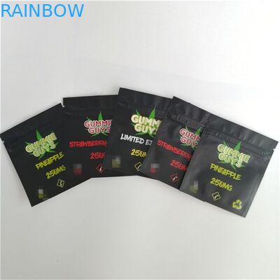Zapachowy ziołowy kadzidełko Opakowanie z folii aluminiowej Cbd Cannabis Gummy Bear Weed Bag