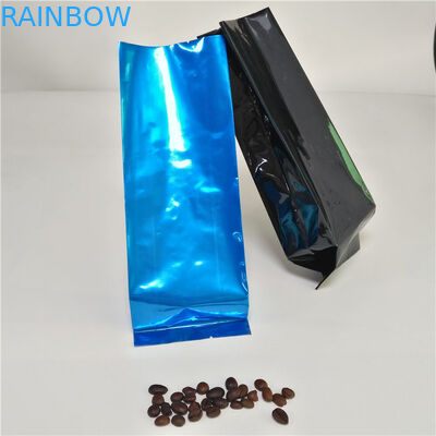 Klin boczny z folii aluminiowej Torebki herbaciane Opakowanie Torebka na kawę Uszczelka termiczna z zaworem