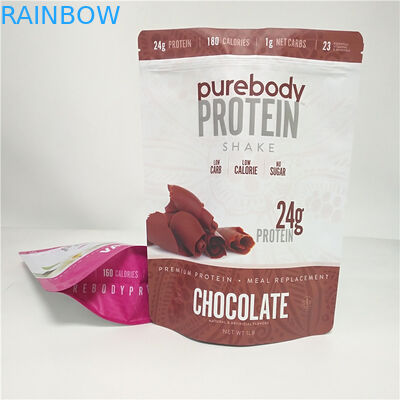 Kolorowa torba z przekąskami CMYK Opakowanie Plastikowa kawa w czekoladzie Mleko w proszku