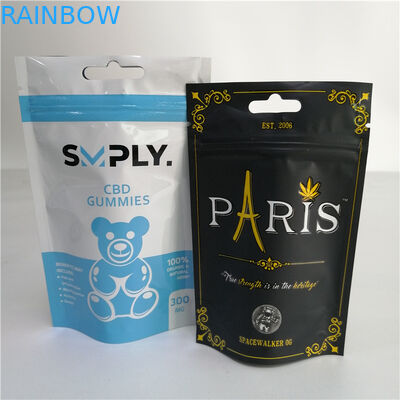 Wklęsłodrukowe stojące torby Odporny na zapach dla liści Sherbinskis Bacio Gelato Weed