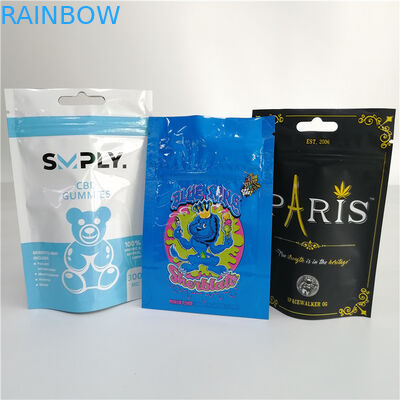 Wklęsłodrukowe stojące torby Odporny na zapach dla liści Sherbinskis Bacio Gelato Weed