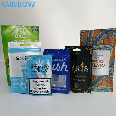 Plastikowe torebki herbaciane Ziplock Torebki do pakowania Resealable Biodegradowalne do żywności / suszonych owoców