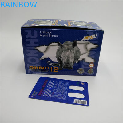 Poseidon Sex Pill Stiff Rox Sex Capsules Opakowanie Blister Card Dostosowane logo