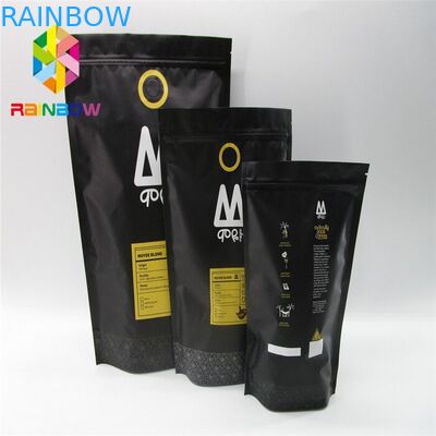 Termozgrzewalne plastikowe torebki na żywność Opakowania Zamykane torebki na kawę Dostosowany rozmiar