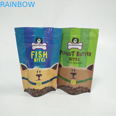 Druk cyfrowy Stand Up Zipper Etui Torby Opakowanie karmy dla zwierząt Materiał z tworzywa sztucznego