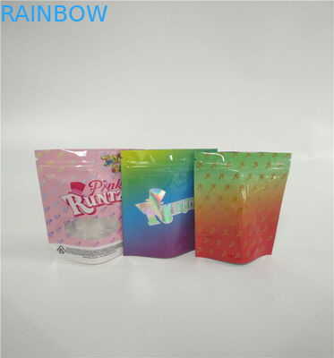 Zamykany zamek błyskawiczny Plastikowe ziołowe opakowanie kadzidełka Torba na zamek Doypack Niestandardowe nadrukowane logo