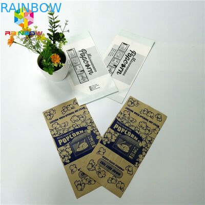 Opakowanie torby z przekąskami zgrzewane na gorąco Biodegradowalna przekąska z recyklingu Przechowywanie żywności Popcorn