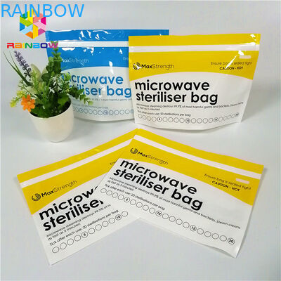 Silikonowe przekąski Torby do pakowania żywności Wielokrotnego użytku szczelny pojemnik na żywność do podgrzewania / zamrażania