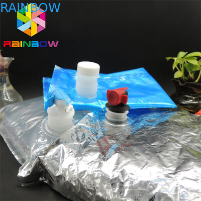10L BiB Folia aluminiowa Stojak na wino Torba wylewka / zawór Torba do przechowywania z certyfikatem FDA