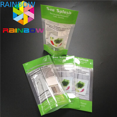 Biodegradowalna folia aluminiowa Stojak na torebki Opakowanie Body Crumble Salt Body Bag