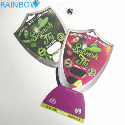 Nosorożec Kapsułka Blister Opakowanie Karty Pudełko ekspozycyjne Męskie Zwiększenie wydajności seksualnej