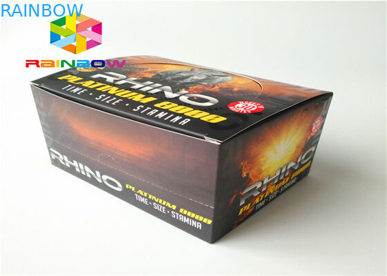 Opakowanie papierowe do pakowania butelek z napojami męskimi z etykietą samoprzylepną