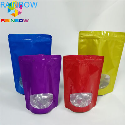 Mini woreczek z folii aluminiowej Opakowanie Stand Up Ziplock Recyclable Candy Candy Applied