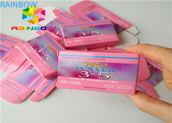 Mieszane opakowania kartonowe z tektury falistej Składany proces tłoczenia na gorąco