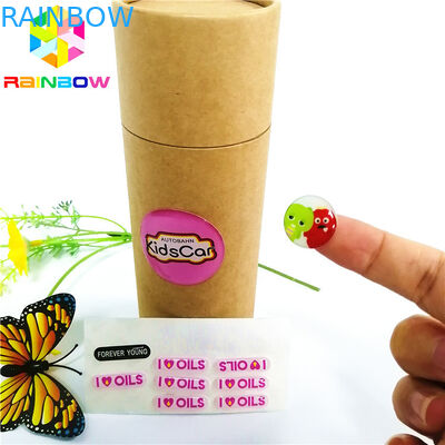 Materiały epoksydowe Etykiety termokurczliwe Druk offsetowy z wyciętym prostym rogiem