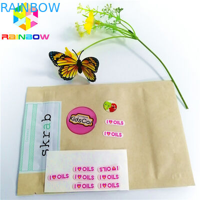 Materiały epoksydowe Etykiety termokurczliwe Druk offsetowy z wyciętym prostym rogiem