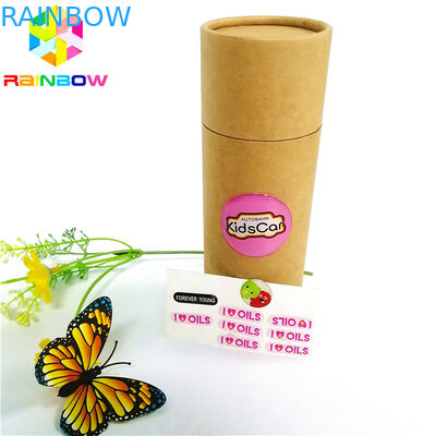 Materiały epoksydowe Etykiety termokurczliwe Druk offsetowy z wyciętym prostym rogiem