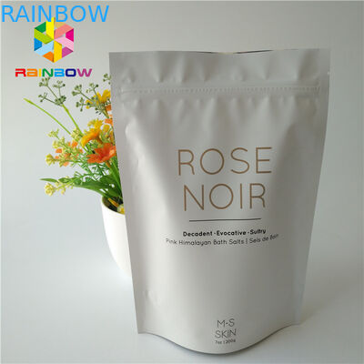 Opakowanie na peeling do kawy Woreczki stojące K Sól do kąpieli z folii aluminiowej