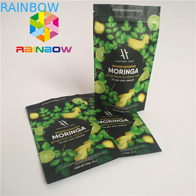 Opakowanie na peeling do kawy Woreczki stojące K Sól do kąpieli z folii aluminiowej