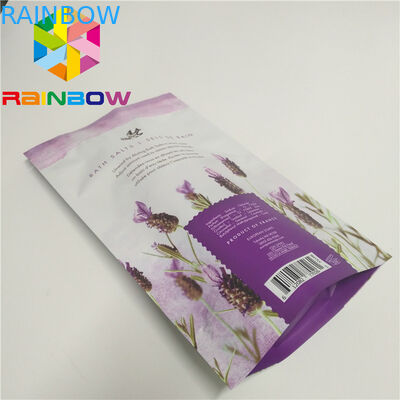 Opakowanie na peeling do kawy Woreczki stojące K Sól do kąpieli z folii aluminiowej