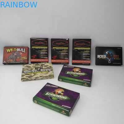 Składane niestandardowe woreczki Opakowanie Tektura 300 g / m2 Opakowanie na 7 dni i 2 dni