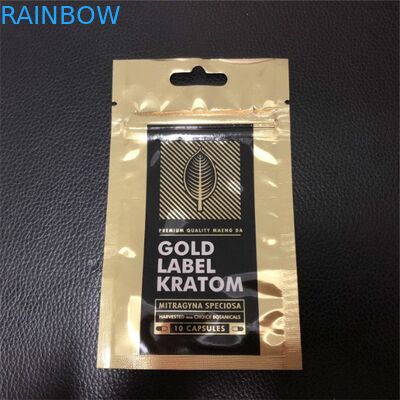 Plastikowe torebki z trzech stron z tworzywa sztucznego Mylar Torby do pakowania Niestandardowe logo drukowane