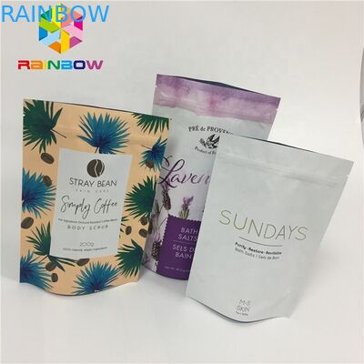 3 warstwowa maska ​​laminowana Pusta folia aluminiowa Torba kosmetyczna Maska woreczkowa z możliwością ponownego uszczelnienia