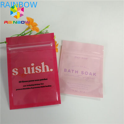 Zapachowe laminowane stojaki z mylaru Ziplock Wyczyść niestandardowe logo drukowania