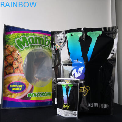 Zapachowa plastikowa stojąca torebka Kwiaty Mylar Torby do pakowania Zamykalne