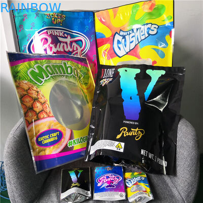 Zapachowa plastikowa stojąca torebka Kwiaty Mylar Torby do pakowania Zamykalne