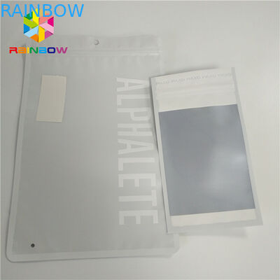 Matowe białe plastikowe torebki Opakowanie Odporne na węże Mylar Słuchawki z pierścieniem na słuchawki Opakowanie ozdobne