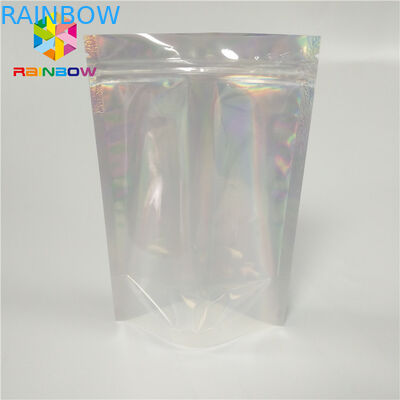 Odporne na wilgoć stojące etui z zamkiem błyskawicznym do recyklingu Torby z mylaru Ziplock Doypack z okrągłym rogiem