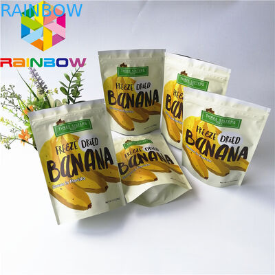 Logo Niestandardowe plastikowe woreczki Opakowanie Błyszcząca folia Chwastowe nasiona mylaru Zamek Doypack Torby