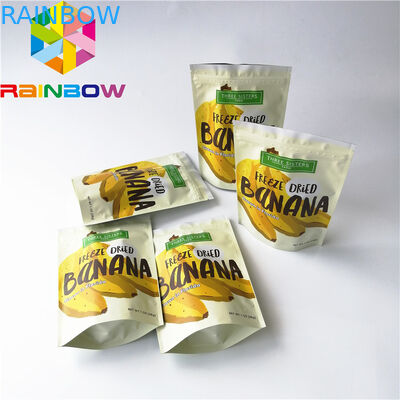 Logo Niestandardowe plastikowe woreczki Opakowanie Błyszcząca folia Chwastowe nasiona mylaru Zamek Doypack Torby