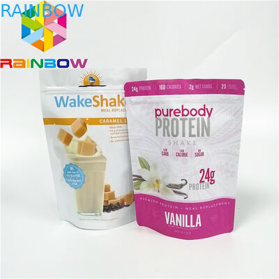 Woreczki z tworzywa sztucznego w czystej proszku w proszku C Opakowanie Stojąca górna kieszeń z folii z mylaru