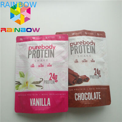 Woreczki z tworzywa sztucznego w czystej proszku w proszku C Opakowanie Stojąca górna kieszeń z folii z mylaru