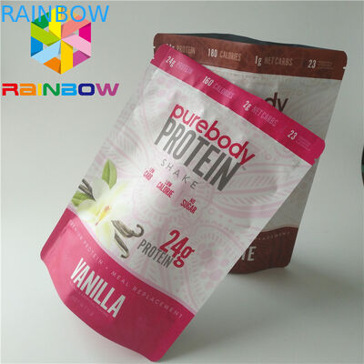 Woreczki z tworzywa sztucznego w czystej proszku w proszku C Opakowanie Stojąca górna kieszeń z folii z mylaru