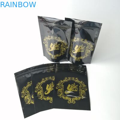 Biodegradowalne plastikowe torby Opakowania Chwasty CBD Folia aluminiowa Ziplock Torby z konopi medycznych