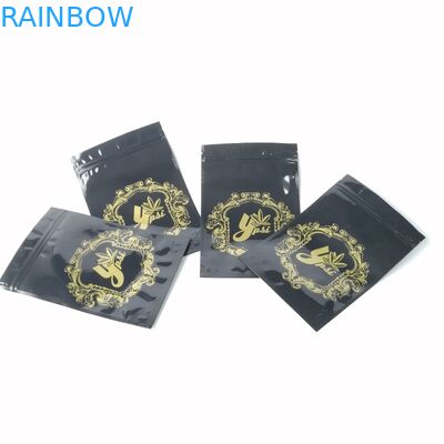 Biodegradowalne plastikowe torby Opakowania Chwasty CBD Folia aluminiowa Ziplock Torby z konopi medycznych