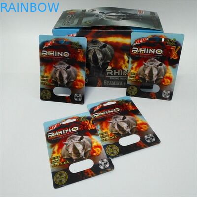 Display Box Opakowanie blistrowe Drukowanie 3d na tabletki wzmacniające dla mężczyzn Mamba