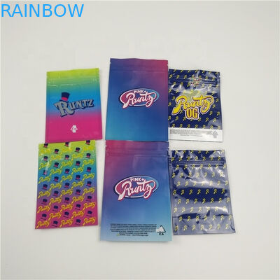 Ziplock Packaging Plastikowe torby z mylaru Materiał spożywczy na proszek / pigułkę / konopie