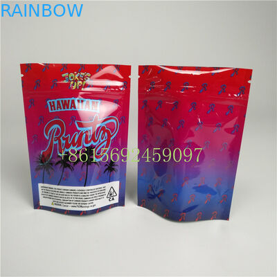 Plastikowy zamek błyskawiczny Ziołowe opakowanie na kadzidełko Jungle Boys Runtz Weed Cookie Pouch