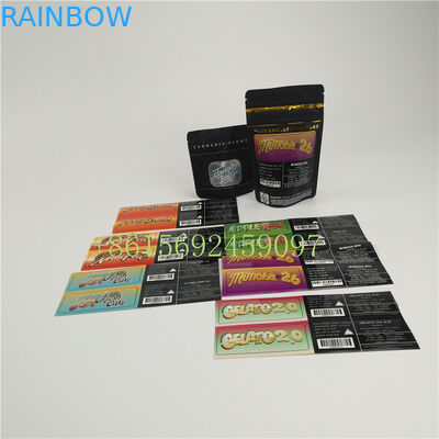 Odporna na wilgoć torba górna na zamek błyskawiczny 3,5 g, torba stojąca Jungle Boy Sticker Opakowanie z mylaru