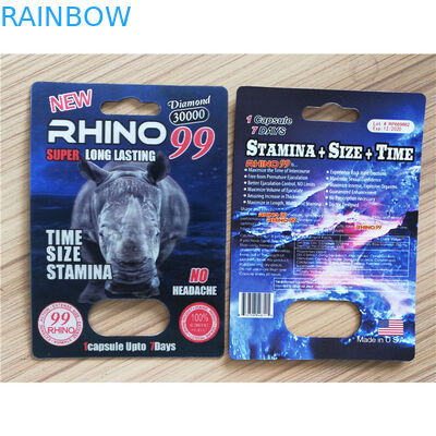 Opakowanie na papier do recyklingu Opakowanie Panther Rhino 25k Male Enhancement Pill