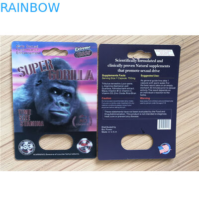 Opakowanie na papier do recyklingu Opakowanie Panther Rhino 25k Male Enhancement Pill